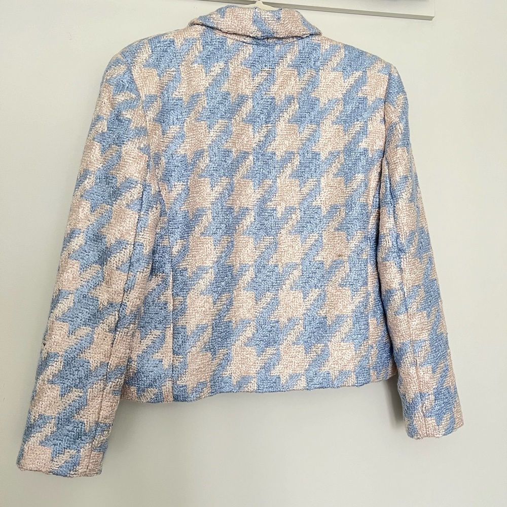Express Cropped houndstooth jacket size medium - Picture 2 of 4